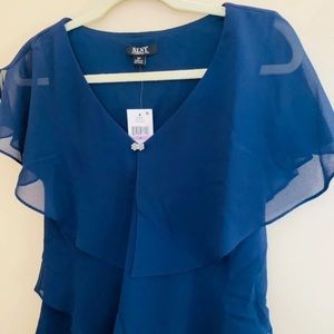 Navy blue layer dress